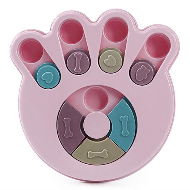 Dog Treat Dispenser Food Puzzle Toy Interactive Training Feeder Pet Supply Bowl