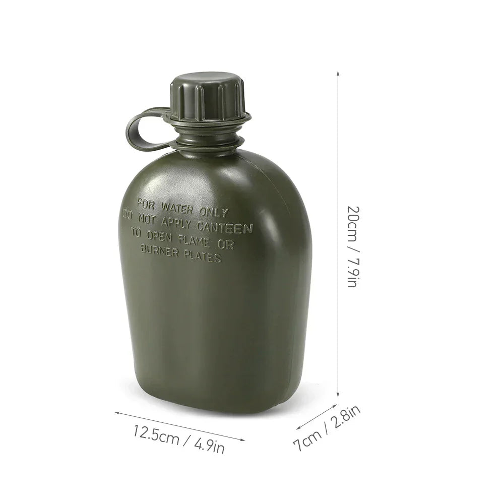 NNEOBA 1L Outdoor Military Canteen Bottle
